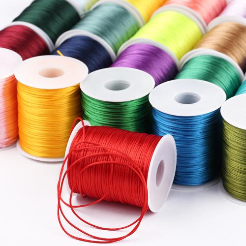 Polyester Cord, DIY, more colors for choice, 1.50mm, 100m/Spool, Sold By Spool