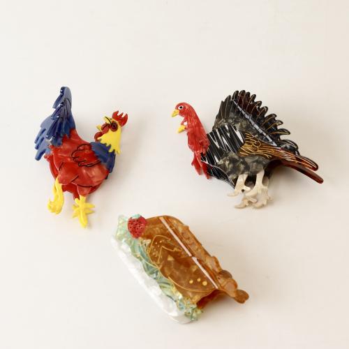 Feuille d'acétate griffes pince à cheveux, animal, fait à la main, bijoux de mode & styles différents pour le choix & pour femme, Vendu par PC