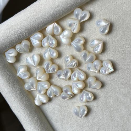 Natürliche Süßwasser Muschel Perlen, Herz, DIY, keine, 10x12x5mm, verkauft von PC