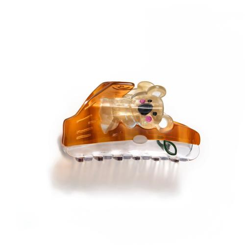 Ацетатный лист Заколка-крабик, Коала, Милые & Женский, 85x45x50mm, продается PC