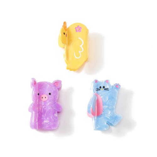 Feuille d'acétate griffes pince à cheveux, Dessin animé, Mignon & styles différents pour le choix & pour femme, Vendu par PC