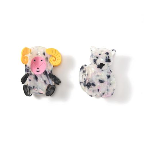 Feuille d'acétate griffes pince à cheveux, Dessin animé, Mignon & styles différents pour le choix & pour femme, Vendu par PC