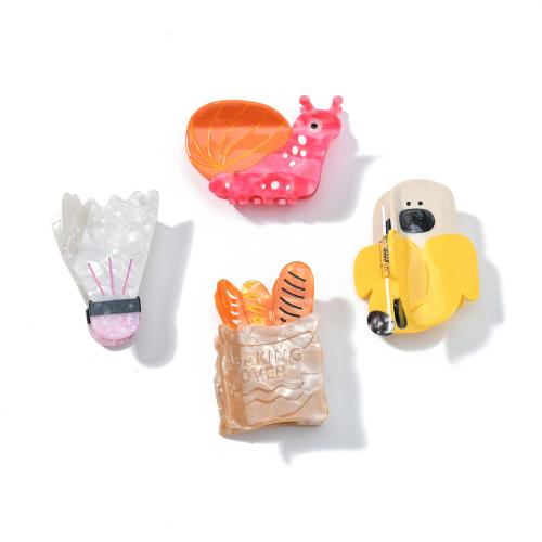 Hoja de acetato Garra de pelo, Lindo & diferentes estilos para la opción & para mujer, Vendido por UD