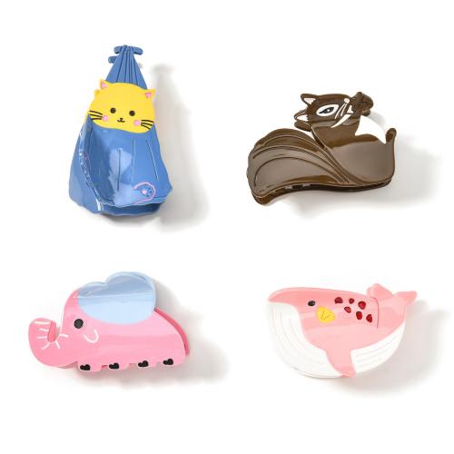 Hoja de acetato Garra de pelo, Dibujos animados, Lindo & diferentes estilos para la opción & para mujer, Vendido por UD