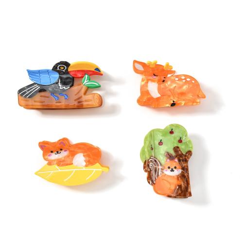 Hair Claw Clips, Acetate, Cartoon, cute & different styles for choice & for woman, Sold By PC