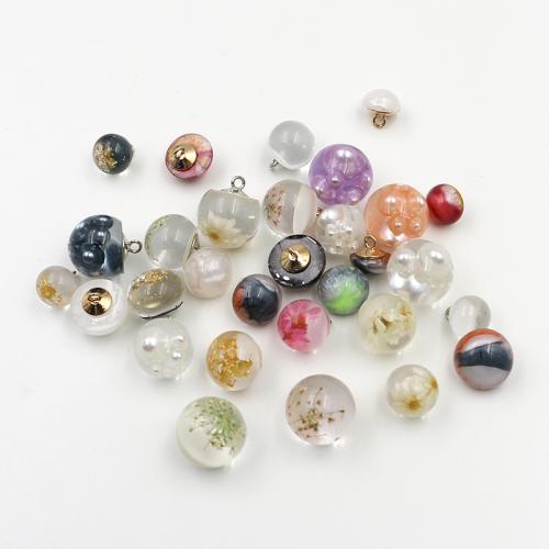 Acryl Ösenknöpfe, DIY & verschiedene Größen vorhanden & verschiedene Stile für Wahl, keine, 100PCs/Tasche, verkauft von Tasche