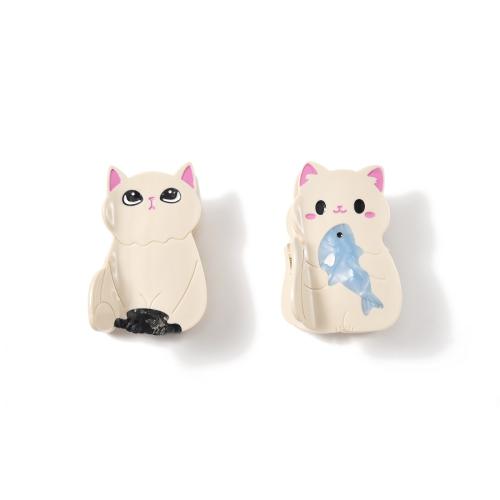 Acetate Hair Claw Clip, Cat, cute & different styles for choice & for woman, Sold By PC