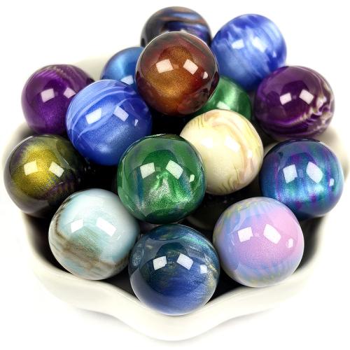 Imitation Cats Eye Resin Beads, Round, polished, dyed & DIY, more colors for choice, 16mm, Sold By PC