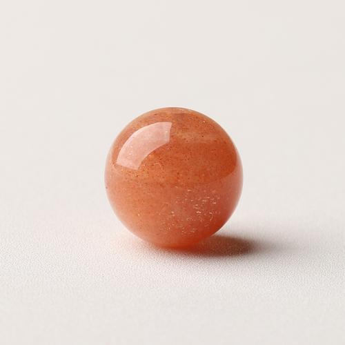Gemstone Jewelry Beads, Sunstone, Round, polished, DIY & different size for choice, Sold By PC