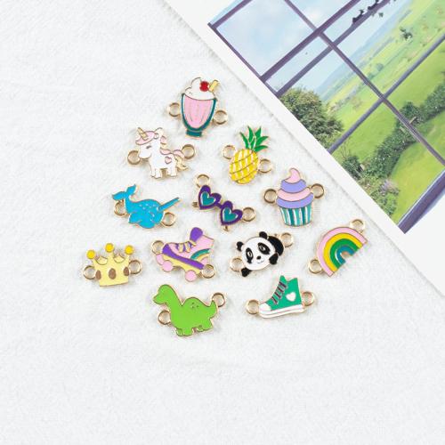 Tibetan Style Connector, plated, DIY & different styles for choice & enamel, more colors for choice, Sold By PC