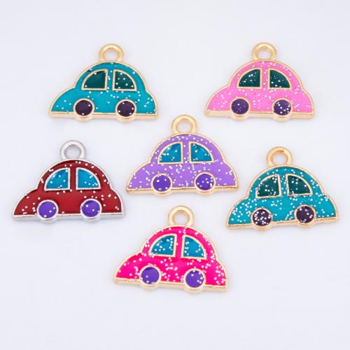 Tibetan Style Enamel Pendants, plated, DIY, more colors for choice, 16x13mm, Sold By PC