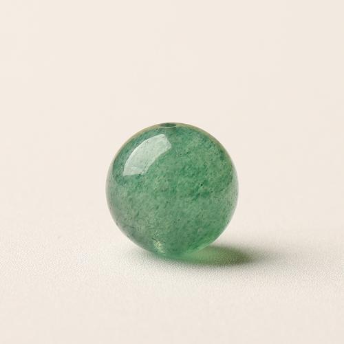 Natural Quartz Jewelry Beads, Strawberry Quartz, Round, polished, DIY & different size for choice, green, Sold By PC