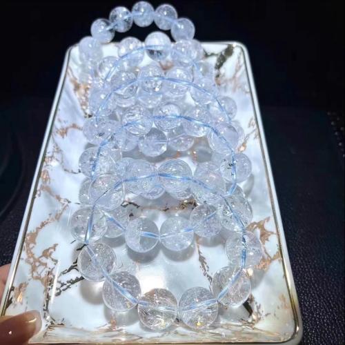 Natürliche klare Quarz Perlen, Klarer Quarz, rund, DIY & verschiedene Größen vorhanden, verkauft von PC