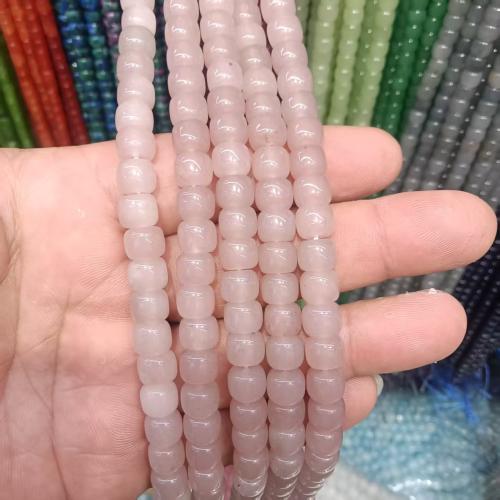Gemstone Jewelry Beads, polished, DIY & different materials for choice, 7x8mm, Approx 56PCs/Strand, Sold By Strand