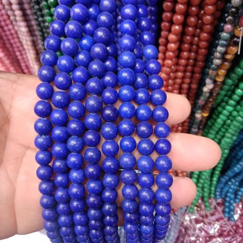 Gemstone Jewelry Beads, Round, polished, DIY & different materials for choice, 8mm, Approx 47PCs/Strand, Sold By Strand