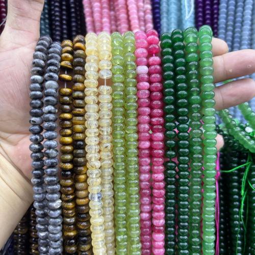 Gemstone Jewelry Beads, Abacus, DIY & different materials for choice, 5x8mm, Approx 75PCs/Strand, Sold By Strand