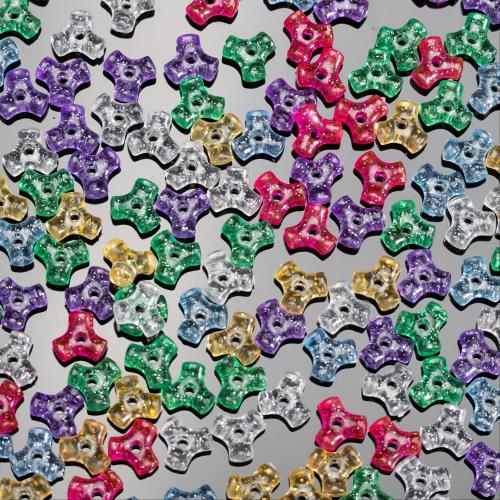 Transparent Acrylic Beads, DIY, mixed colors, 10mm, Approx 3000PCs/Lot, 500G/Lot, Sold By Lot