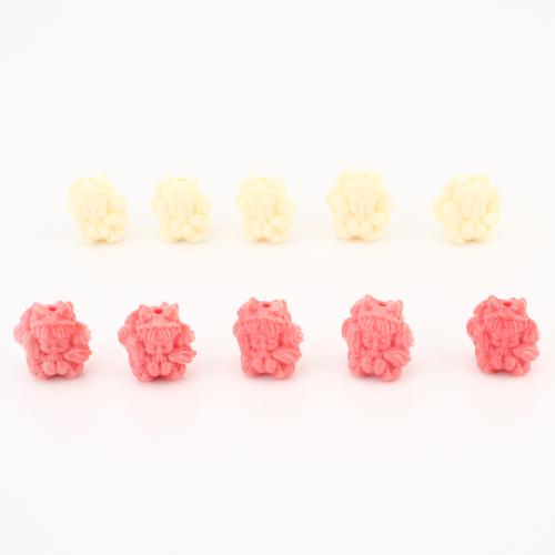 Natürliche Korallen Perlen, Fuchs, DIY, keine, 22x20x12mm, verkauft von PC