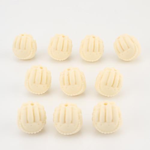 Natürliche Korallen Perlen, Hand, DIY, gelb, 18x16x16mm, verkauft von PC