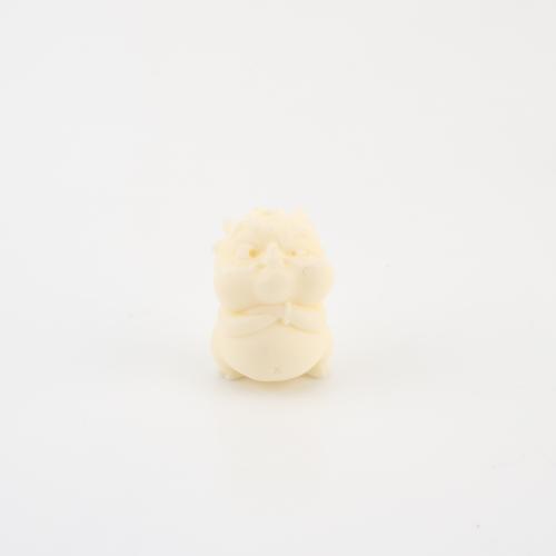 Sea Bamboo Coral Beads, Dragon, DIY, yellow, 19x13x13mm, Sold By PC