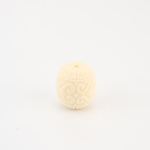 Sea Bamboo Coral Beads, barrel, DIY, yellow, 19x13x13mm, Sold By PC