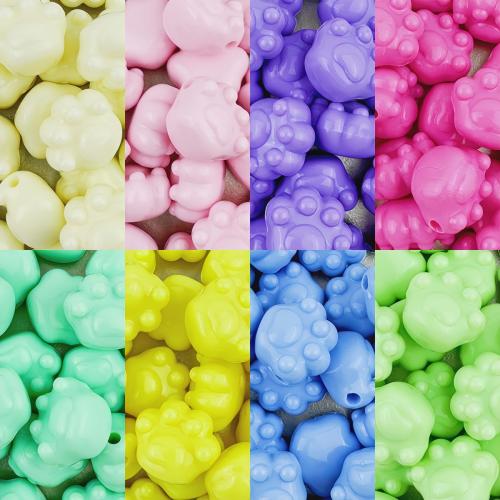 Opaque Acrylic Beads, Claw, DIY, more colors for choice, 18x16mm, Hole:Approx 2.8mm, 10PCs/Bag, Sold By Bag