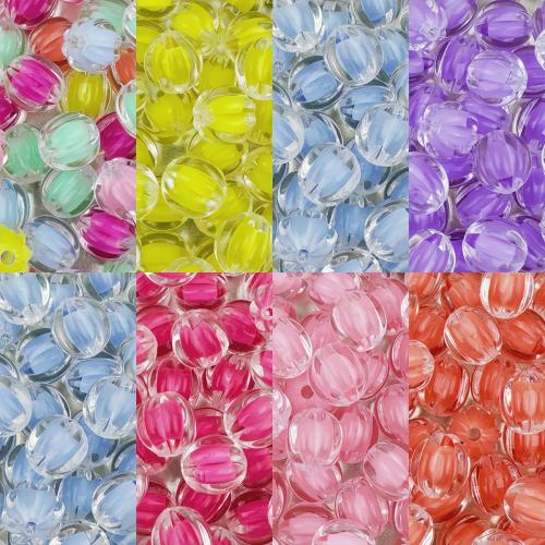 Bead in Bead Acrylic Beads, Pumpkin, DIY, more colors for choice, 12mm, Hole:Approx 2.2mm, 20PCs/Bag, Sold By Bag