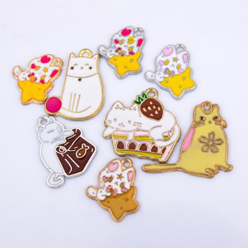 Tibetan Style Enamel Pendants, plated, DIY & different styles for choice, more colors for choice, Sold By PC