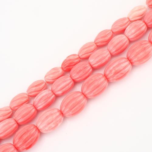 Sea Bamboo Coral Beads, Pumpkin, DIY & different size for choice, pink, Sold By Strand