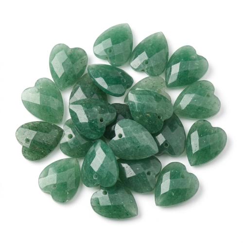 Ювелирные подвески из драгоценных камней, Полудрагоценный камень, Сердце, DIY & граненый, Много цветов для выбора, 13x20mm, продается PC