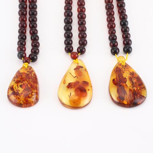 канифоль Ожерелье, регулируемый & Женский, Много цветов для выбора, beads size 4.5-5mm, длина:Приблизительно 60 см, продается PC