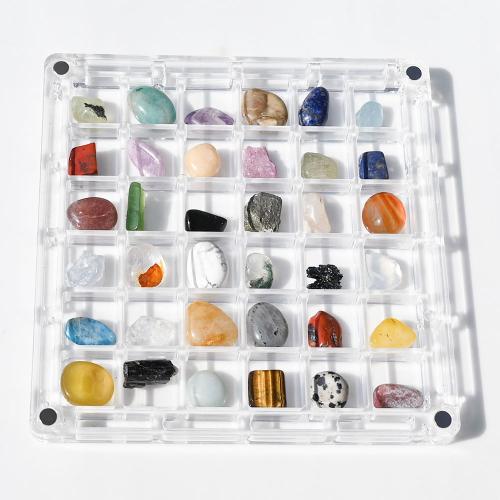Edelstein Mineralien Specimen, Unregelmäßige, stone size 8-12mm,box size 10x125mm, verkauft von PC
