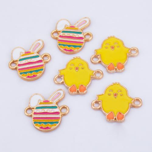 Tier Zinklegierung Schmuckverbinder, plattiert, DIY & verschiedene Stile für Wahl & Emaille & 1/1-Schleife, keine, verkauft von PC