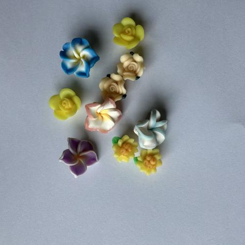 Polymer Clay Beads, Flower, DIY & different styles for choice, Sold By PC