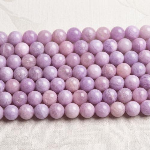 Perles en jade, Jade brun pâle, Rond, DIY & normes différentes pour le choix, violet, Vendu par brin