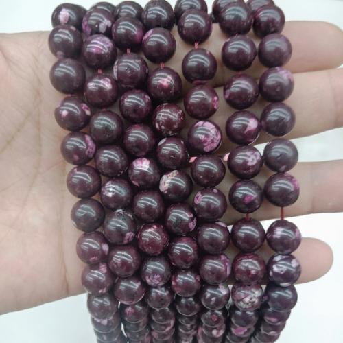 Piedra preciosa sintética Abalorio, Esférico, pulido, Bricolaje & diverso tamaño para la opción, más colores para la opción, Vendido por Sarta