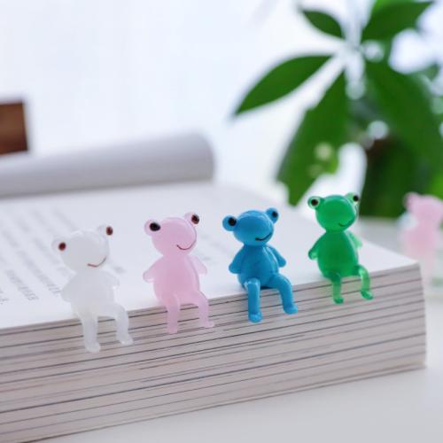 Glass Decoration, Frog, polished, drawbench, more colors for choice, 30x18mm, Sold By PC