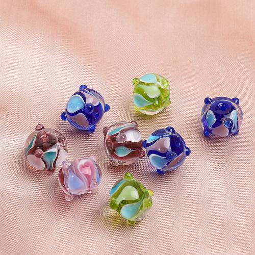 Mode Glasperlen, Glas, rund, DIY, keine, 13mm, Bohrung:ca. 2mm, verkauft von PC