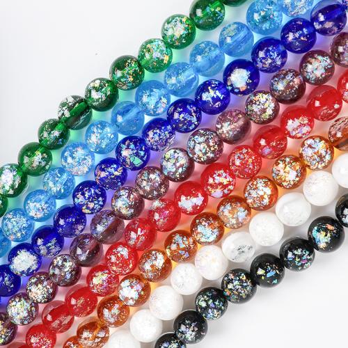 Mode Glasperlen, Glas, rund, DIY, keine, 12x12mm, Bohrung:ca. 2mm, verkauft von PC