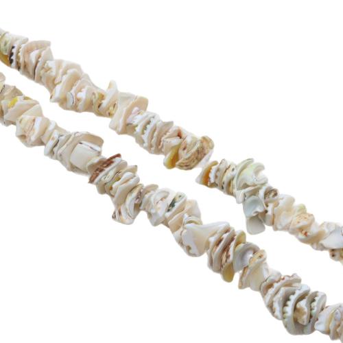 Abalorios de Nácar Natural de Agua Dulce, Irregular, Bricolaje, 6mm, Vendido para aproximado 40 cm Sarta