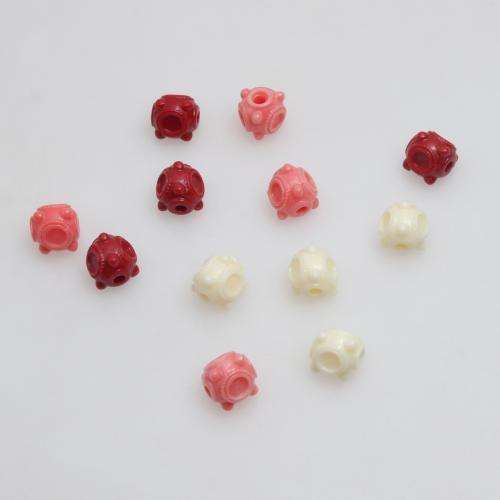Resin Jewelry Beads, injection moulding, DIY, more colors for choice, 8.50mm, 100PCs/Bag, Sold By Bag