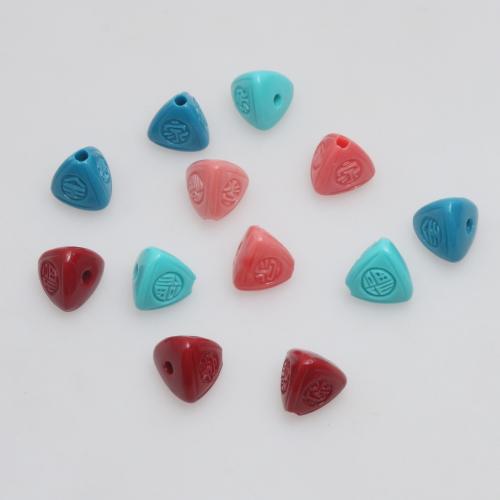 Resin Jewelry Beads, Rice Dumpling, injection moulding, DIY, more colors for choice, 9.50mm, 100PCs/Bag, Sold By Bag