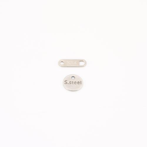 accessoire d'étiquette en inox , Acier inoxydable 304, DIY & styles différents pour le choix, couleur originale, Vendu par PC