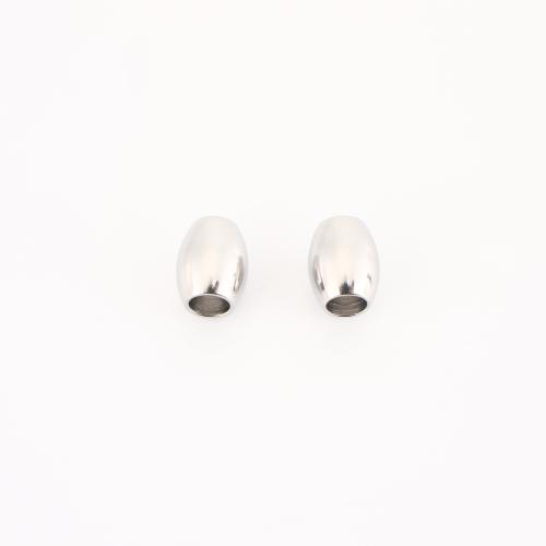 Acier inoxydable Spacer Perles, Acier inoxydable 304, DIY, couleur originale, 10x8x8mm, Vendu par PC