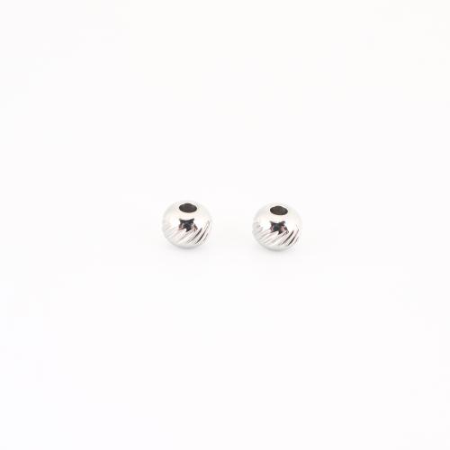 Acier inoxydable Spacer Perles, Acier inoxydable 304, DIY, couleur originale, 5x6x6mm, Vendu par PC