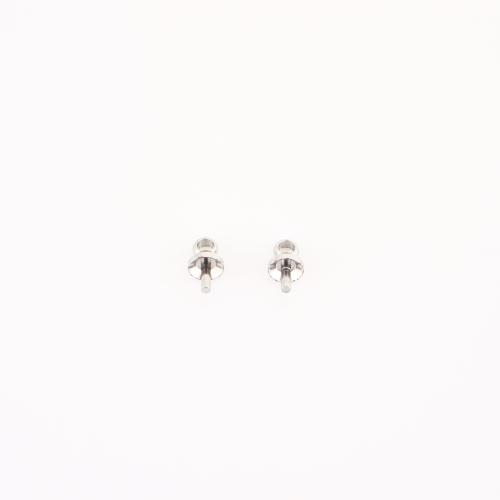 Attache à vis en acier inoxydable, Acier inoxydable 304, DIY, couleur originale, 8x8x4mm, Vendu par PC