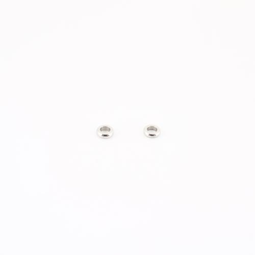 Acier inoxydable Spacer Perles, Acier inoxydable 304, DIY, couleur originale, 4x4x1mm, Vendu par PC