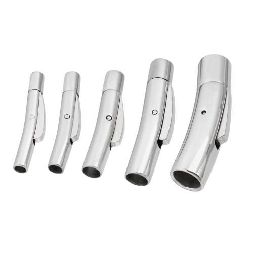 Fermoir baïonnette en acier inoxydable, Acier inoxydable 304, Placage, DIY & normes différentes pour le choix, plus de couleurs à choisir, 10PC/lot, Vendu par lot