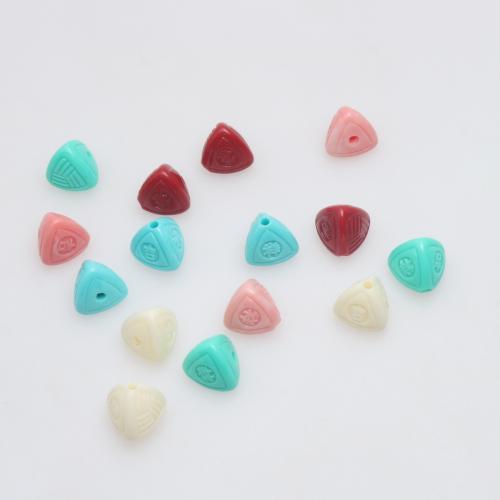 Resin Jewelry Beads, Rice Dumpling, injection moulding, DIY, more colors for choice, 9x9.50mm, 100PCs/Bag, Sold By Bag