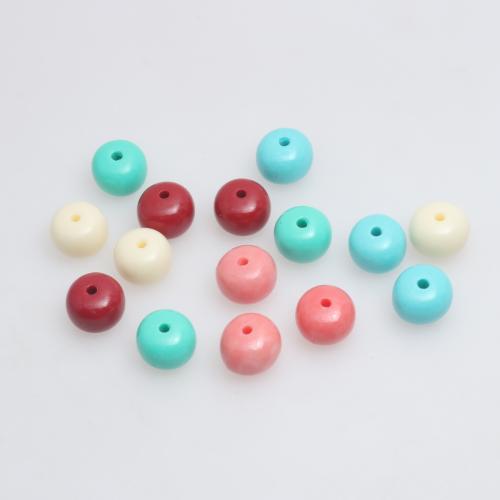 Resin Jewelry Beads, injection moulding, DIY, more colors for choice, 10x12mm, 100PCs/Bag, Sold By Bag